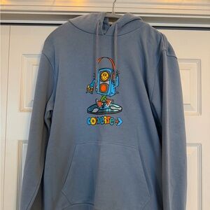 Converse Light Blue Graphic Hoodie